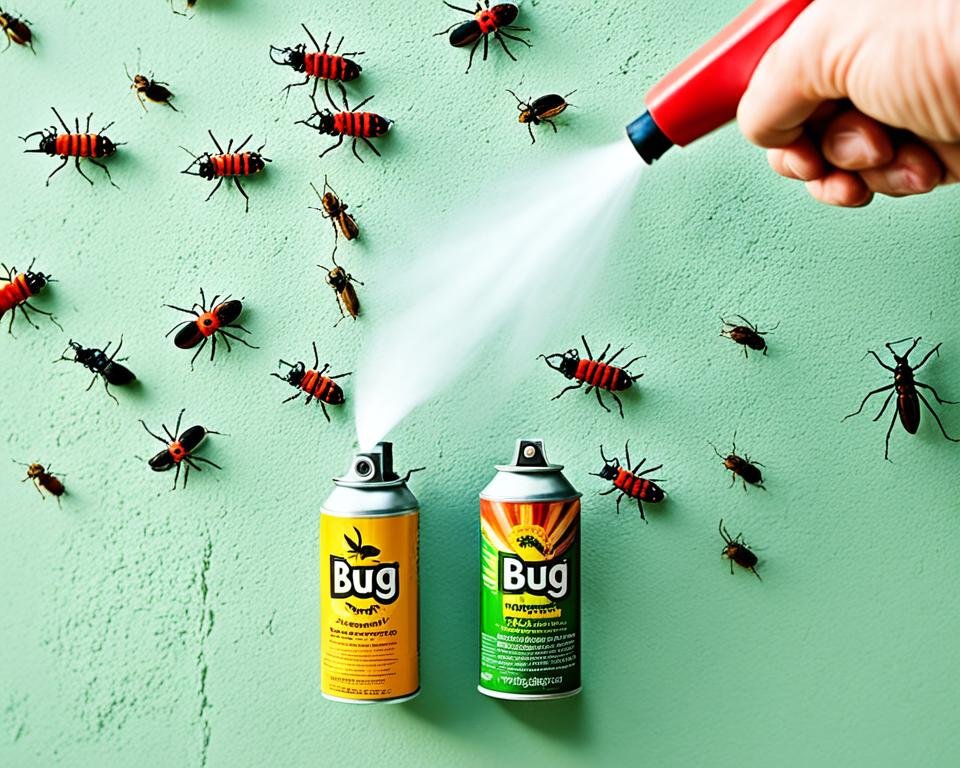 فني مكافحة حشرات يقوم برش مبيدات في منزل بالرياض