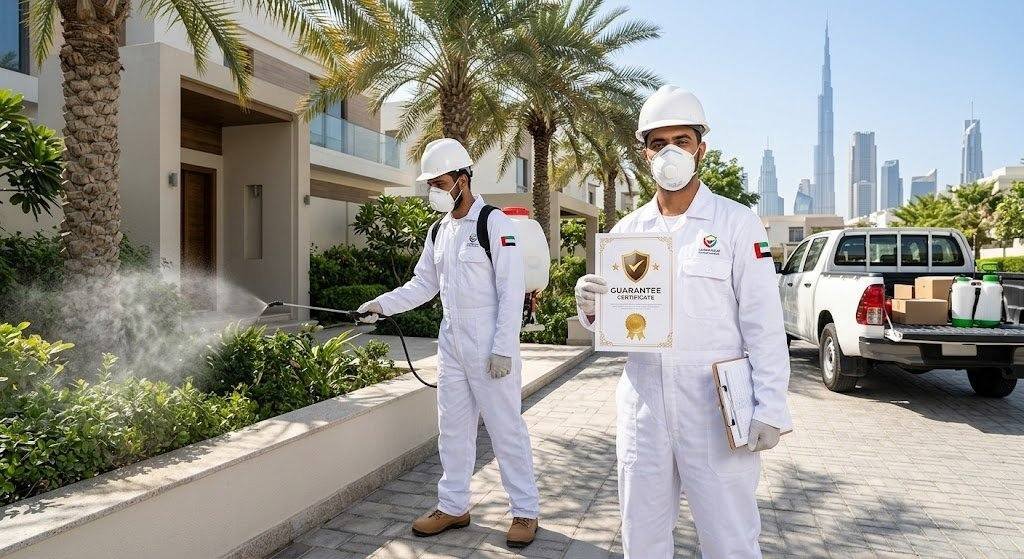 فريق عمل محترف يقوم برش المبيدات ومكافحة الحشرات بدقة وأمان باستخدام أحدث المعدات والمواد الفعالة ضمن خدمات مكافحة حشرات الشهداء لضمان بيئة صحية ونظيفة وراحة العملاء.