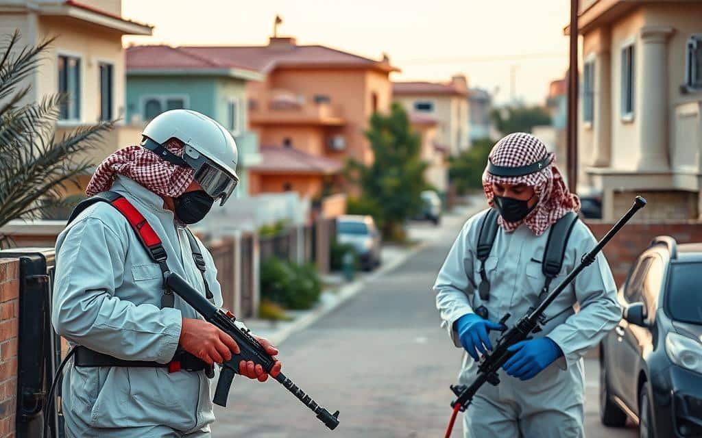 مكافحة حشرات الحزم بالرياض - شركة المكافحة الآمنة