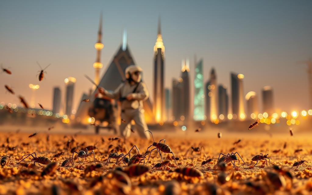 مكافحة الحشرات في مناطق الرياض