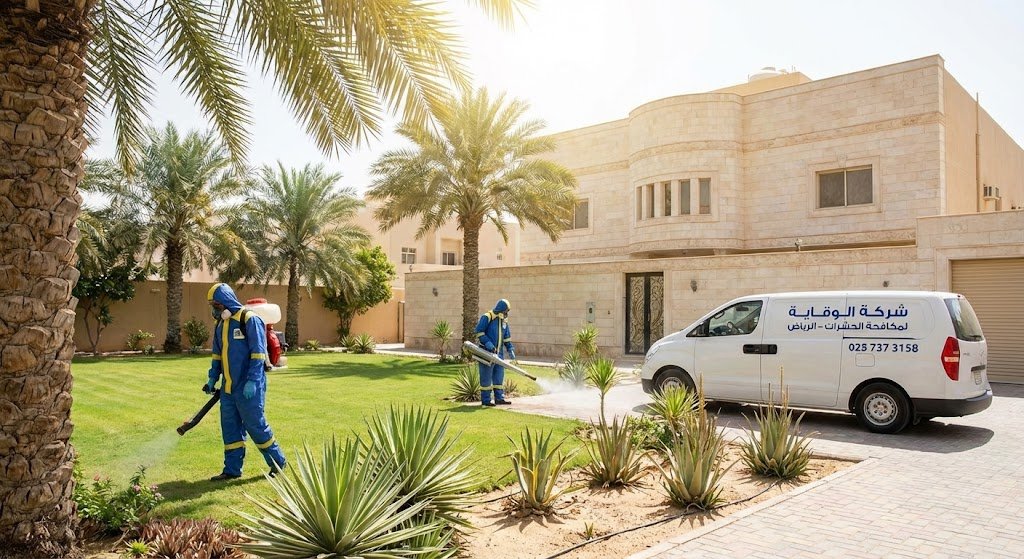 رش مبيدات حشرية للمنازل والفلل مع الضمان الفوري